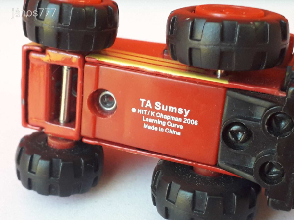 Eredeti Bob mester Bob the Builder mesefigura barátja Sumsy targonca fém jármű !! 7,5cm