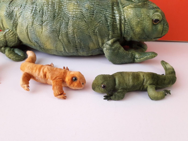 Eredeti MorisMos KAMÉLEON plüss kabala figura 63 cm-es plüssfigura + 4 kicsi !!! EXTRA !!!