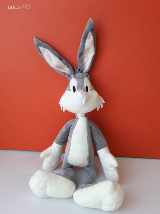 LOONEY TUNES Tapsi Hapsi nyúl plüss 56 cm kabala figura Bolondos Dallamok mese szereplő EXTRA !!