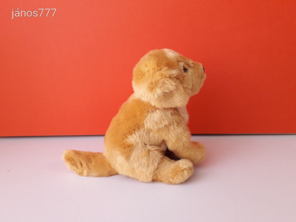 Eredeti Living Nature GOLDEN RETRIEVER kutya plüss kölyök kutyus kabala figura 26 cm-es ! ÉLETHŰ !