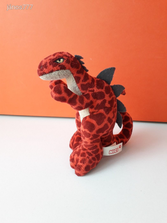 Eredeti NICI DINOSZAURUSZ plüss dínó kabala figura ! 15 cm-es NICI plüssfigura ! EXTRA