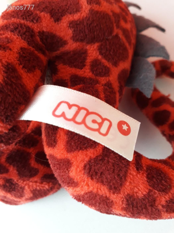 Eredeti NICI DINOSZAURUSZ plüss dínó kabala figura ! 15 cm-es NICI plüssfigura ! EXTRA