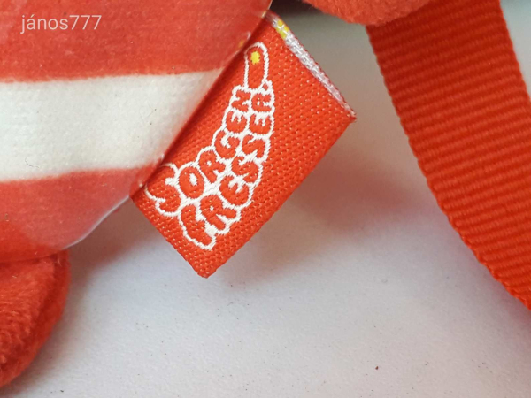 Eredeti Sorgenfresser Gondevő plüss GONDEVŐK oldaltáska 15 cm-es táska kabala figura EXTRA
