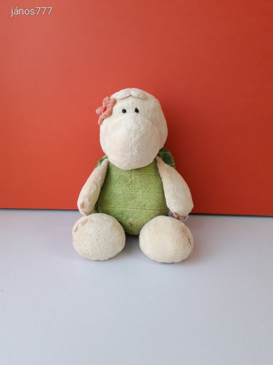Eredeti NICI TEKNŐS plüss kabala figura 38 cm-es teknősbéka plüssfigura NICI plüssfigura ! EXTRA !!