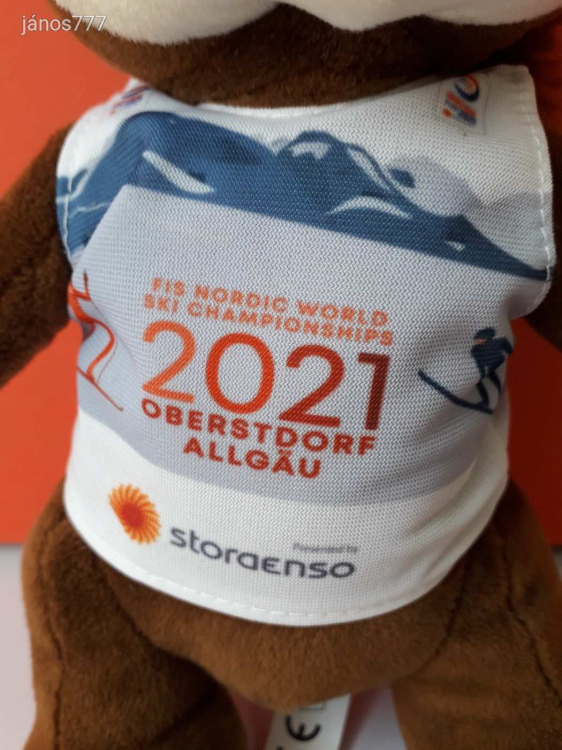 Eredeti S.Cool Sports - FIS NORDIC Sí VB kabala plüss MÓKUS 25 cm-es sport kabala EXTRA !!