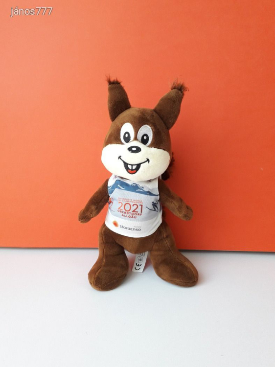 Eredeti S.Cool Sports - FIS NORDIC Sí VB kabala plüss MÓKUS 25 cm-es sport kabala EXTRA !!