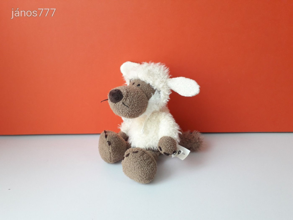 Eredeti NICI Báránybőrbe bújt FARKAS plüss kabala figura !! 27 cm-es plüssfigura !! EXTRA