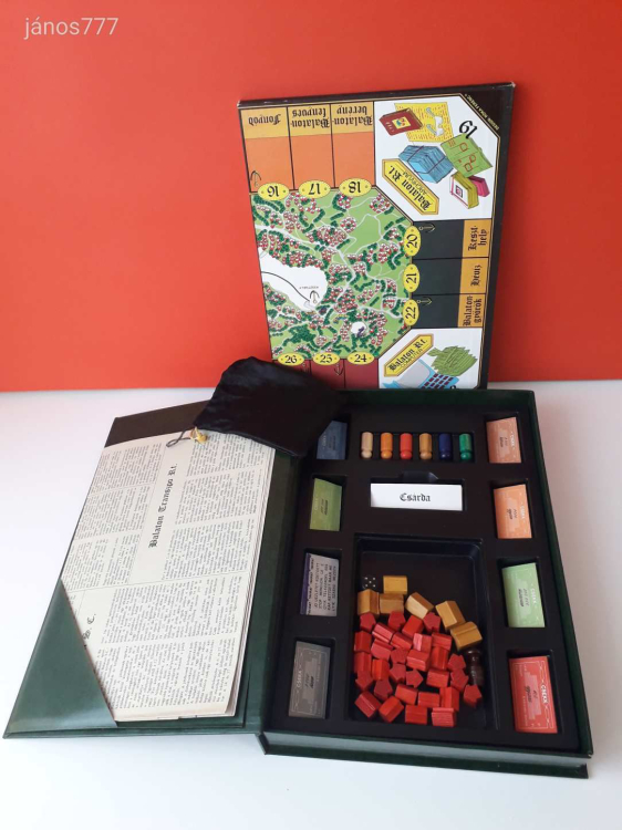 Eredeti Minerva BALATON RT. retro társasjáték !! 1986-os kiadás !! EXTRA !!