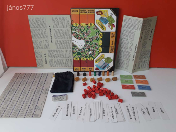Eredeti Minerva BALATON RT. retro társasjáték !! 1986-os kiadás !! EXTRA !!
