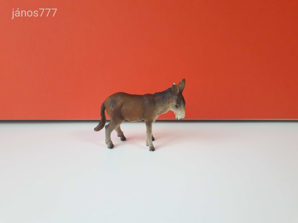 Eredeti Schleich szamár csacsi állatfigura !! 9x7cm ! 1989-es kiadás !! Schleich 13212