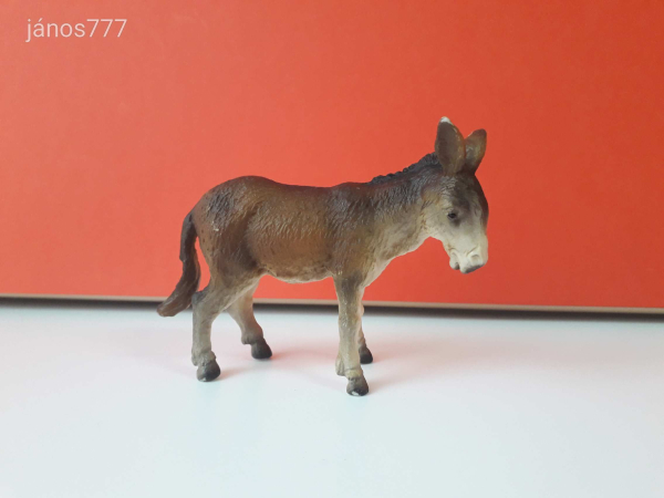 Eredeti Schleich szamár csacsi állatfigura !! 9x7cm ! 1989-es kiadás !! Schleich 13212