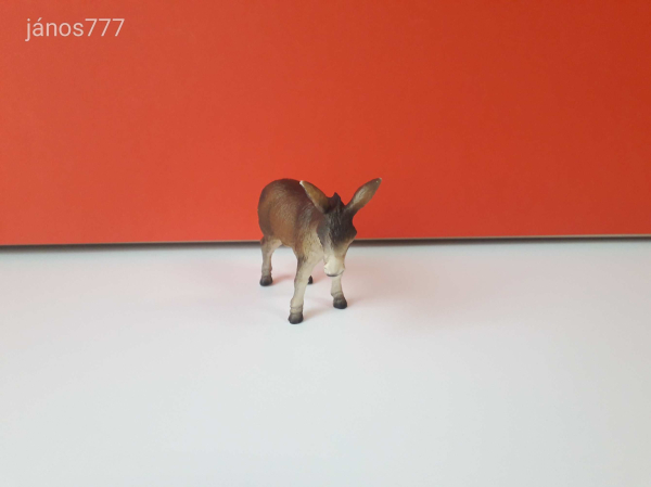 Eredeti Schleich szamár csacsi állatfigura !! 9x7cm ! 1989-es kiadás !! Schleich 13212