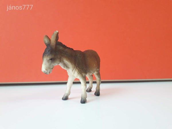 Eredeti Schleich szamár csacsi állatfigura !! 9x7cm ! 1989-es kiadás !! Schleich 13212