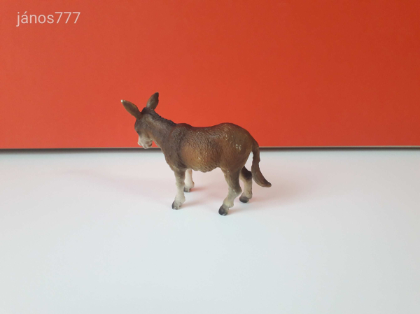 Eredeti Schleich szamár csacsi állatfigura !! 9x7cm ! 1989-es kiadás !! Schleich 13212