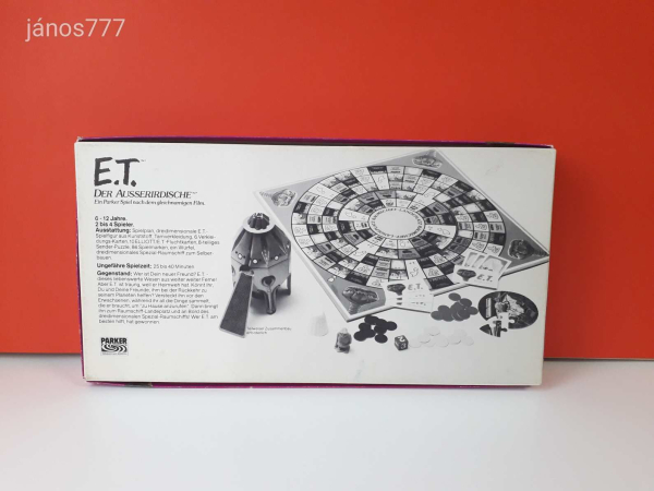 Eredeti Parker E.T. The Extra-Terrestrial társasjáték !! 1982-es kiadás !!