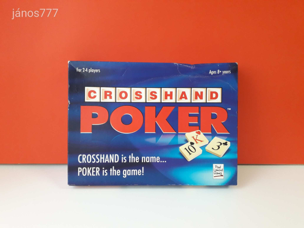 Eredeti Paul Lamond Games Crosshand Poker társasjáték !! 2005-ös kiadás !! Poker Scrabble