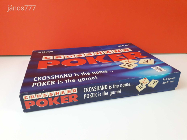 Eredeti Paul Lamond Games Crosshand Poker társasjáték !! 2005-ös kiadás !! Poker Scrabble
