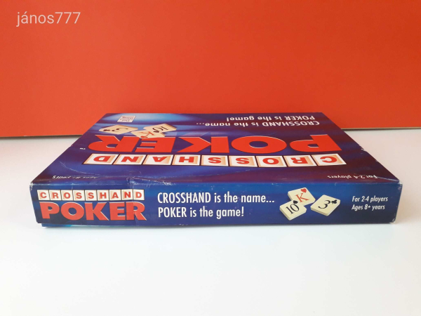 Eredeti Paul Lamond Games Crosshand Poker társasjáték !! 2005-ös kiadás !! Poker Scrabble