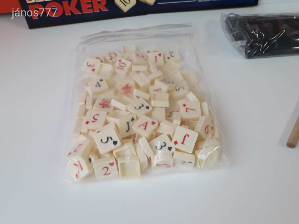 Eredeti Paul Lamond Games Crosshand Poker társasjáték !! 2005-ös kiadás !! Poker Scrabble