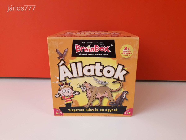 Eredeti Brainbox Állatok társasjáték !!