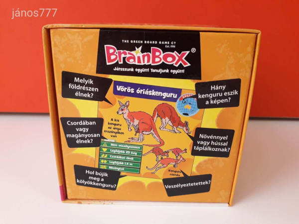 Eredeti Brainbox Állatok társasjáték !!