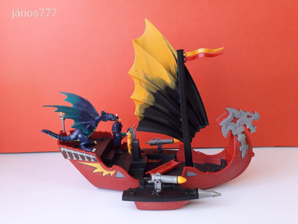 Eredeti Playmobil Harci sárkányhajó készlet nagy sárkánnyal !! Playmobil 5481