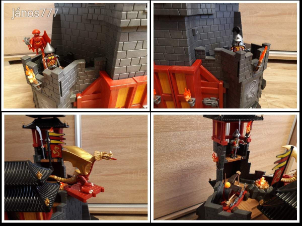 Eredeti Playmobil Óriás ázsiai sárkánykastély vár készlet !! Playmobil 5479