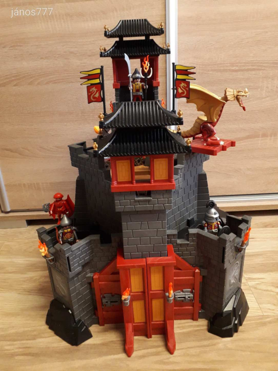Eredeti Playmobil Óriás ázsiai sárkánykastély vár készlet !! Playmobil 5479