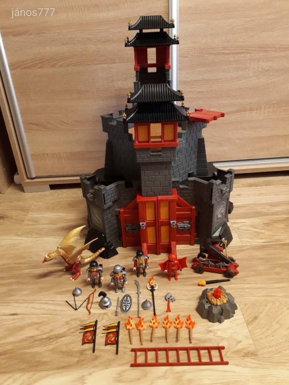 Eredeti Playmobil Óriás ázsiai sárkánykastély vár készlet !! Playmobil 5479