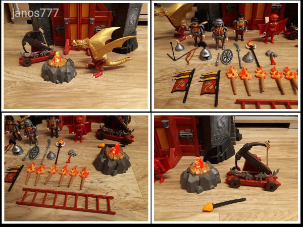 Eredeti Playmobil Óriás ázsiai sárkánykastély vár készlet !! Playmobil 5479