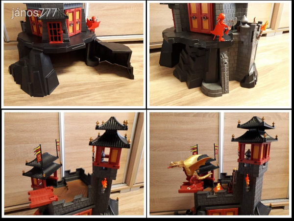Eredeti Playmobil Óriás ázsiai sárkánykastély vár készlet !! Playmobil 5479