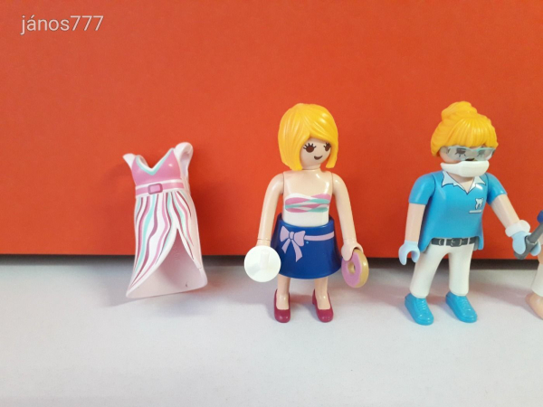 Eredeti Playmobil 3db nő lány figura különböző foglalkozásokkal !!