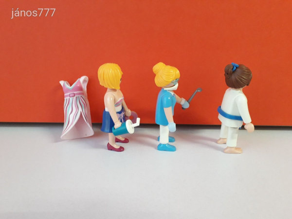 Eredeti Playmobil 3db nő lány figura különböző foglalkozásokkal !!