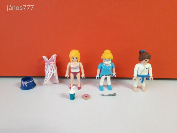 Eredeti Playmobil 3db nő lány figura különböző foglalkozásokkal !!
