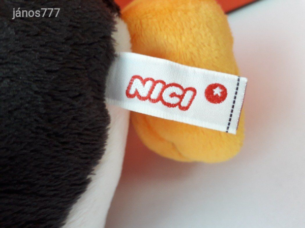 Eredeti NICI PINGVIN madár plüss kabala figura ! 25 cm-es NICI plüssfigura ! EXTRA