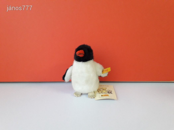 Eredeti STEIFF pingvin kabala figura !! 15 cm-es plüssfigura !!! EXTRA !!