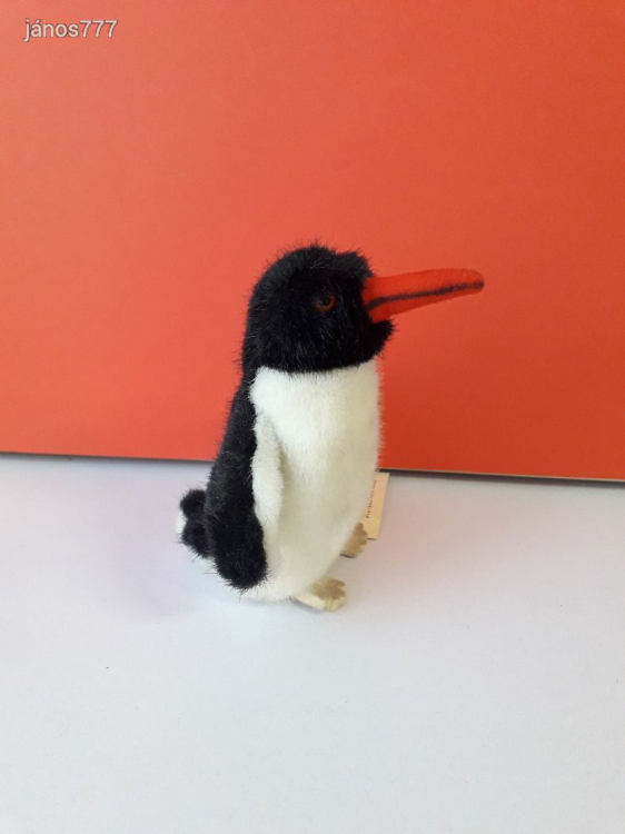 Eredeti STEIFF pingvin kabala figura !! 15 cm-es plüssfigura !!! EXTRA !!