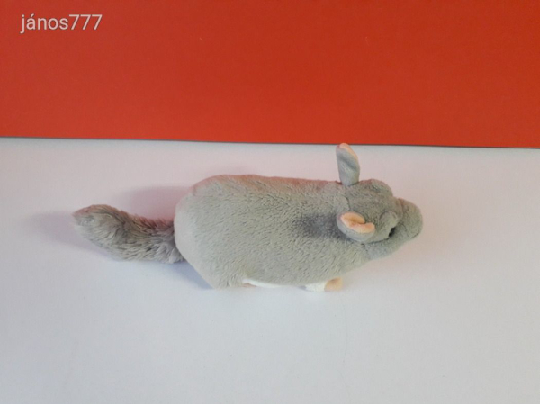 Csincsilla plüss rágcsáló 30 cm-es kabala figura !!! EXTRA !! ÉLETHŰ !!