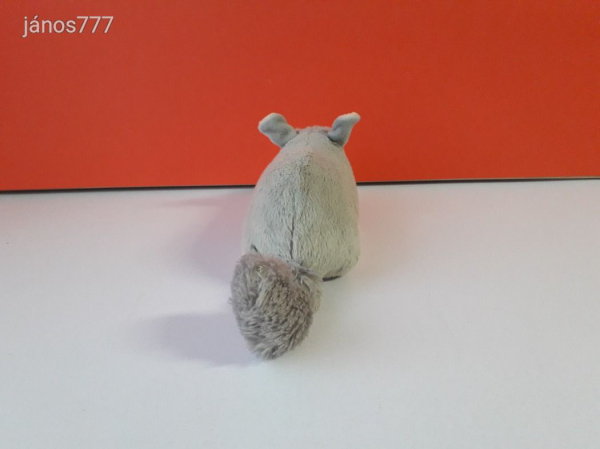 Csincsilla plüss rágcsáló 30 cm-es kabala figura !!! EXTRA !! ÉLETHŰ !!