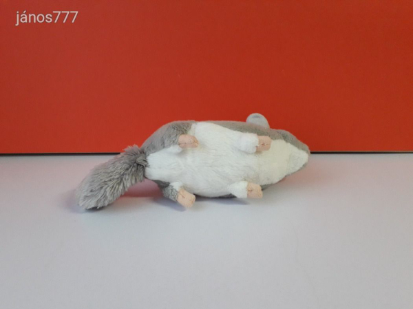 Csincsilla plüss rágcsáló 30 cm-es kabala figura !!! EXTRA !! ÉLETHŰ !!