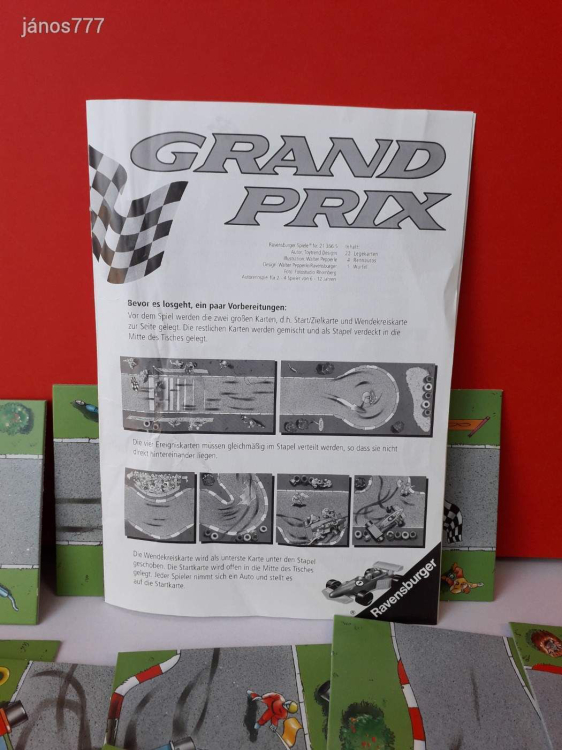 Eredeti Ravensburger GRAND PRIX társasjáték !!