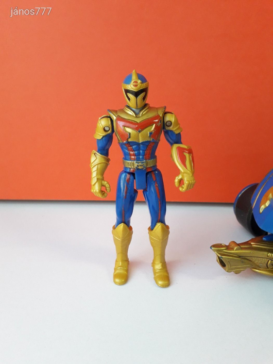 Eredeti Bandai 2005 Power Rangers Mystic Force Solar Tracker + akciófigura !!