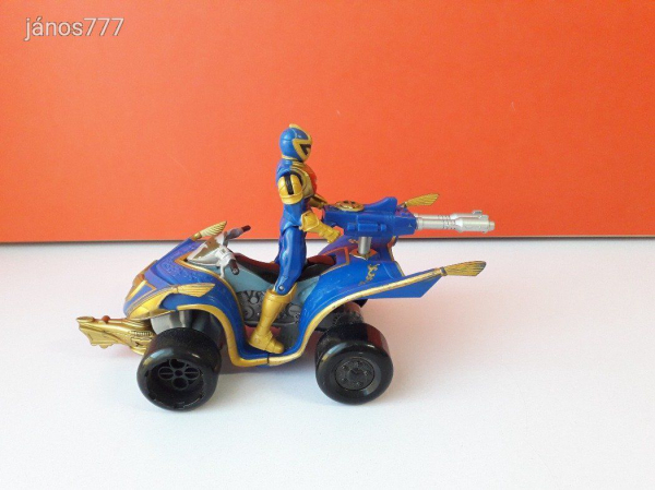 Eredeti Bandai 2005 Power Rangers Mystic Force Solar Tracker + akciófigura !!