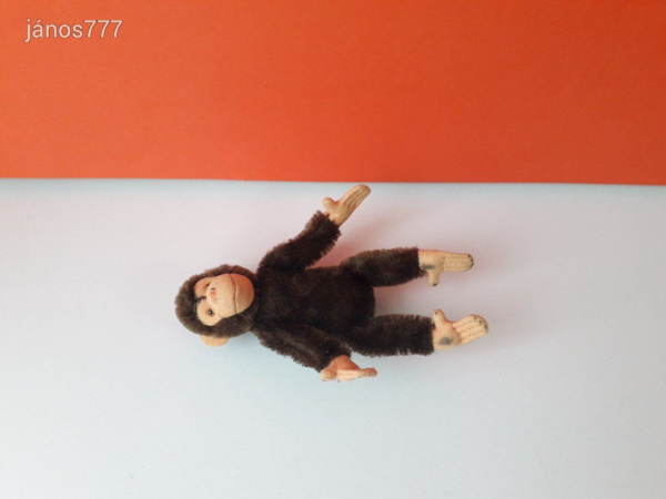 Eredeti STEIFF majom plüss kabala figura 17 cm-es csimpánz maki ! EXTRA !