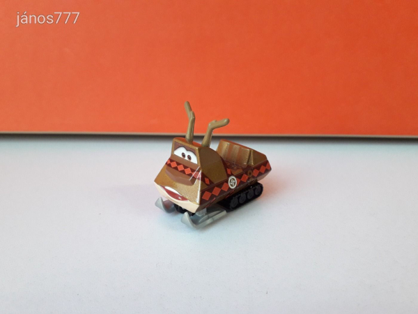 Eredeti Mattel Disney Cars Verdák Villám barátja Snowmobile fém kisautó !! 4,5cm