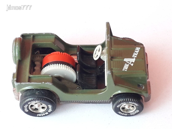 Eredeti Darda Car Serie 10 Jeep The A-team terepjáró autó !! 6cm