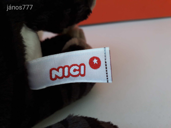 Eredeti NICI KARDFOGÚ TIGRIS plüss 27 cm-es kabala figura EXTRA !!!