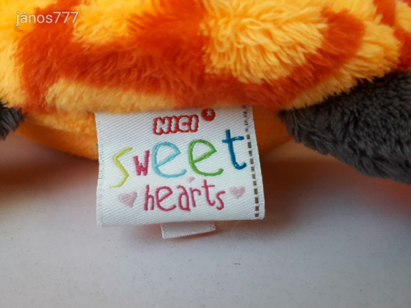 Eredeti NICI TEKNŐS plüss kabala figura teknősbéka 25 cm-es Nici Sweethearts TEKI ! EXTRA