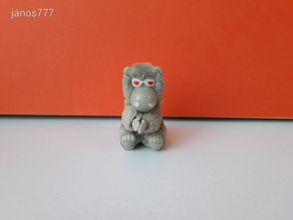 Gorilla majom 7 cm-es Csíptetős kezű retro kabala figura !!
