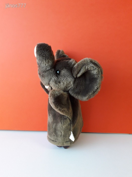 ELEFÁNT báb plüss FÁNI kabala figura ! 27 cm-es BÁB ! EXTRA !